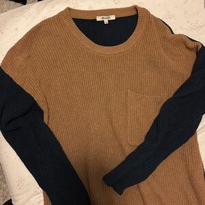 Madewell two tone sweater